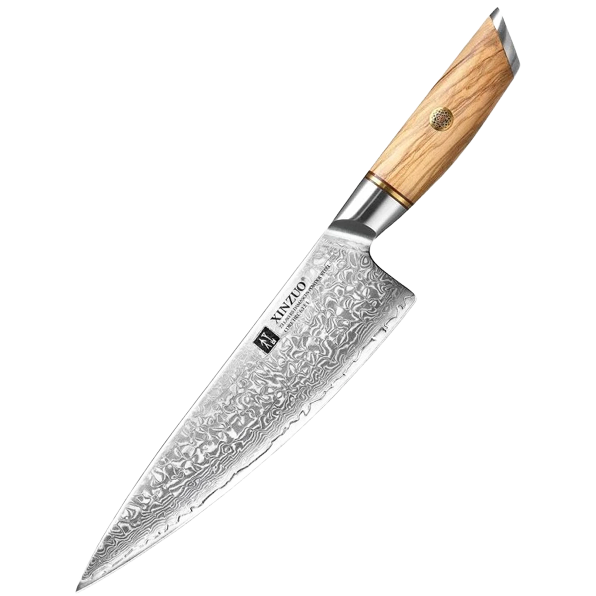 XinZuo Lan B37CS Kokkekniv | 21 cm | Rustfrit stål