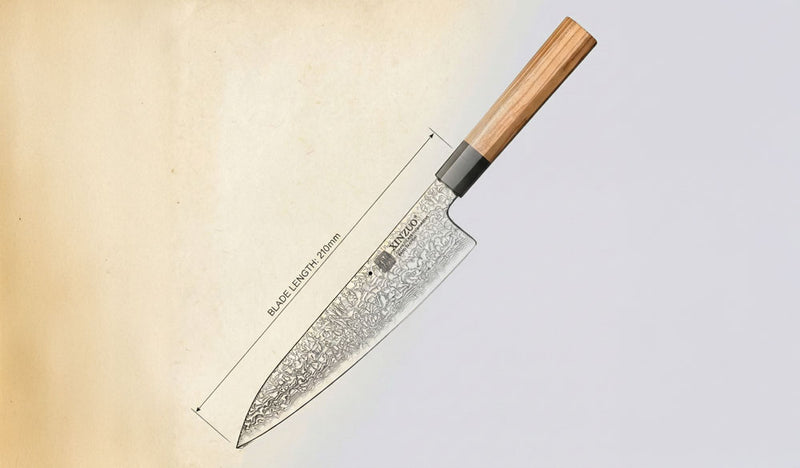 Skematisk tegning af en universalkniv