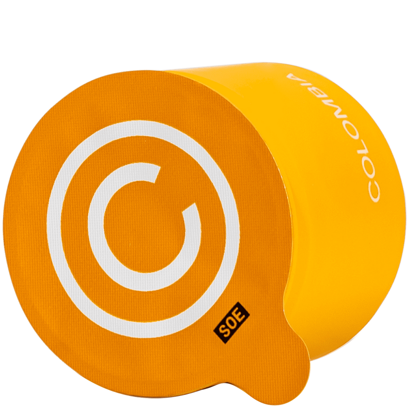 Moins Coffee Cube Espresso Blend mit dunkelbraun-roter Verpackung